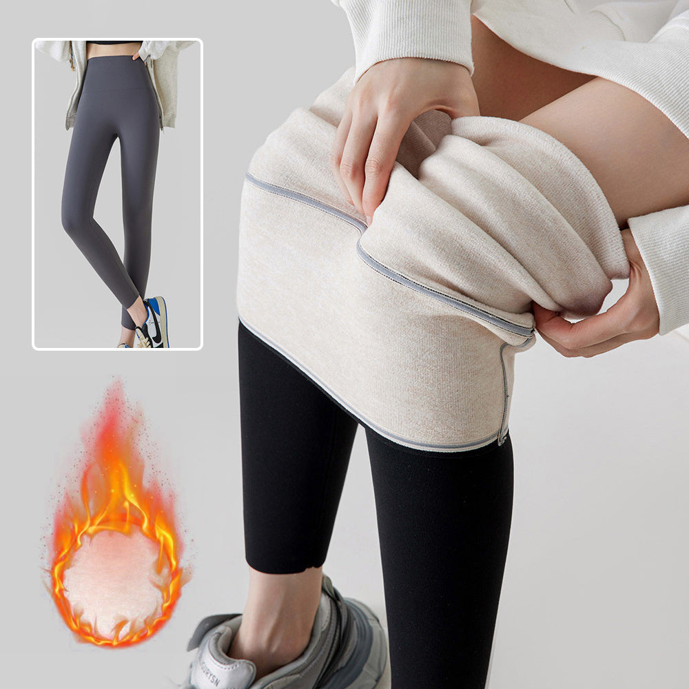 High-Waist Plush Lined Leggings