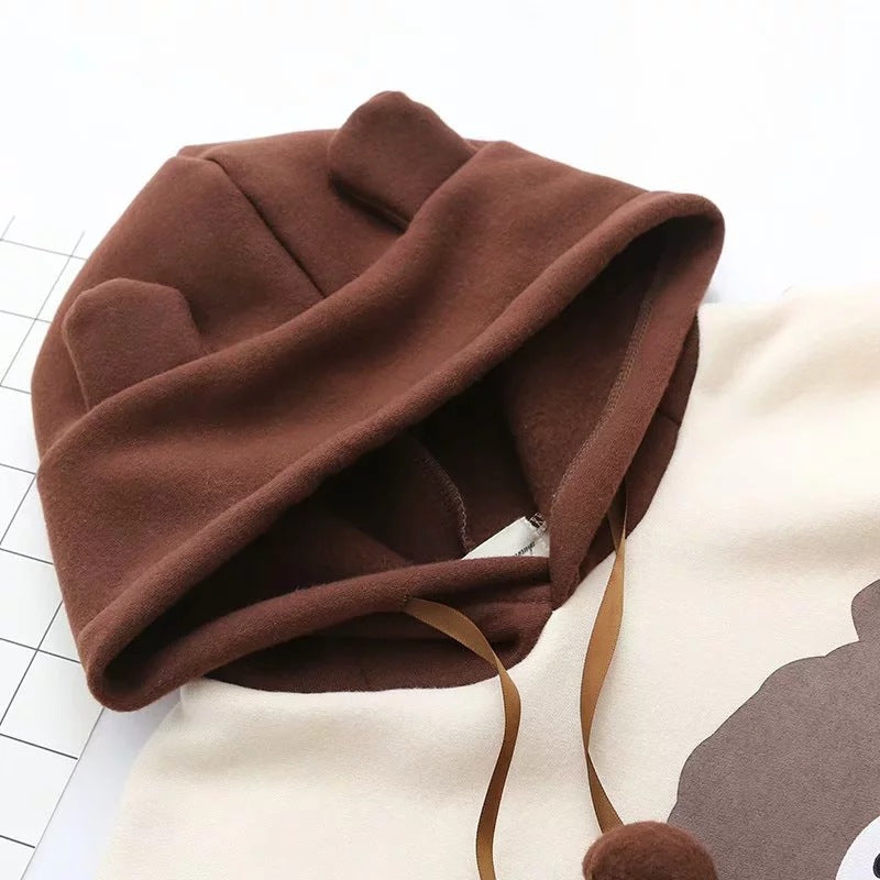 Bear-Ear Hooded Sweatshirt