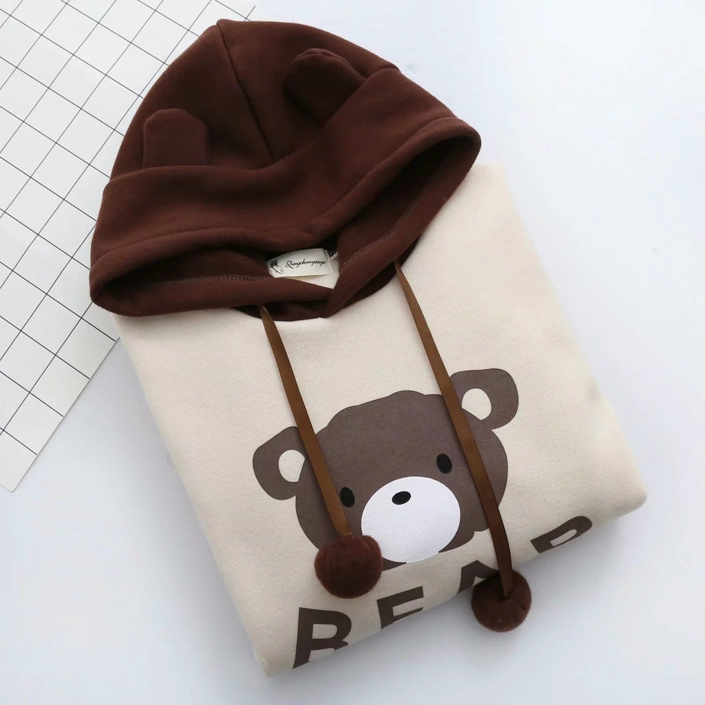 Bear-Ear Hooded Sweatshirt