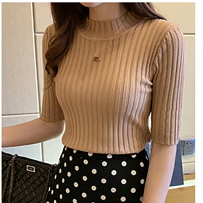 Basic Knit Short-Sleeve Tee