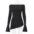 Off-Shoulder Bell-Sleeve Top