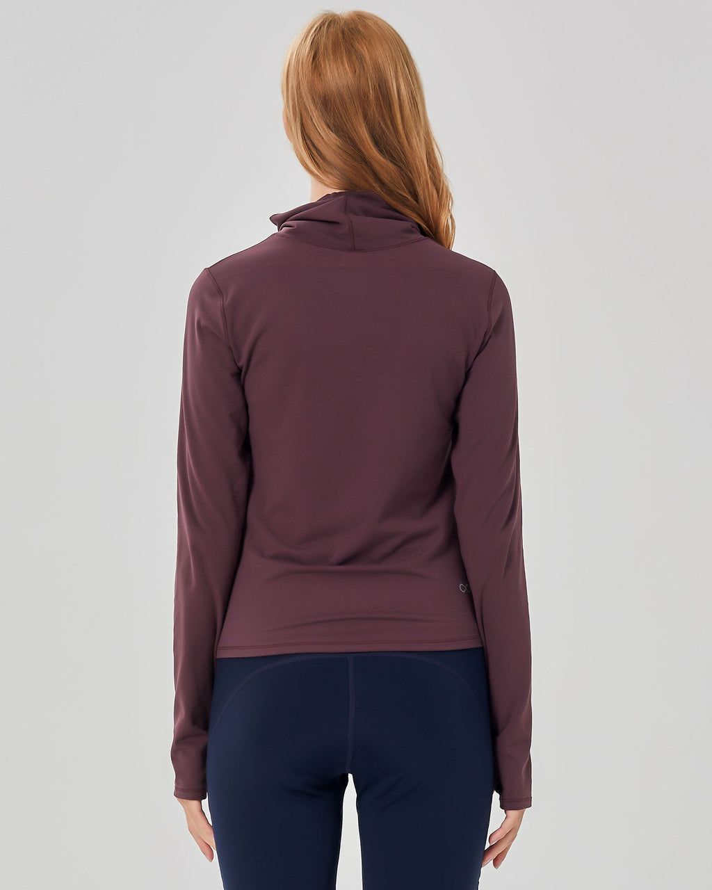 Cowl-Neck Coziplex Long-Sleeve Top