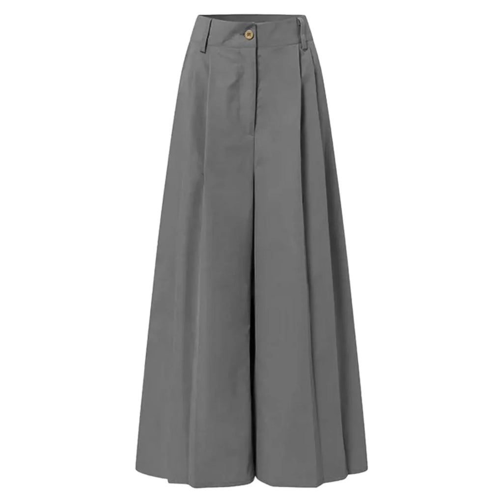 Printed Cropped Palazzo Pants