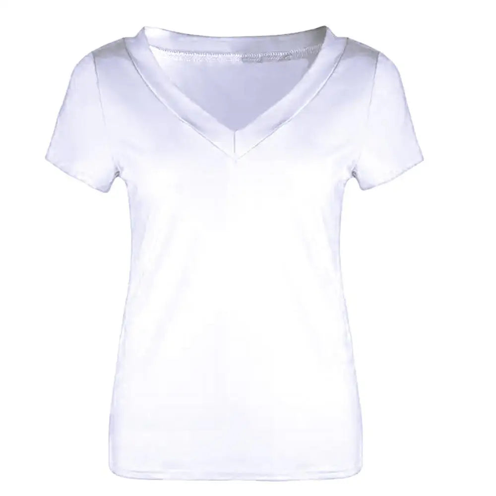 Slim-Fit Deep V Short-Sleeve Tee