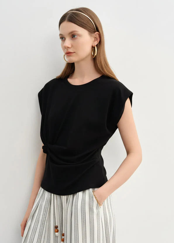 Cinched-Waist Summer Tee