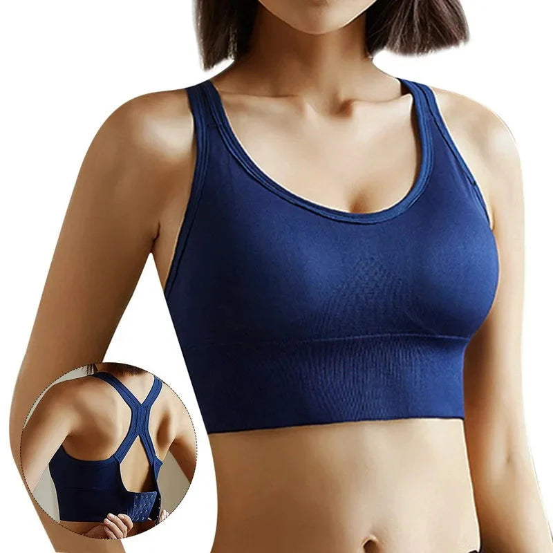 Hollow-Back Push-Up Sports Bra Tank
