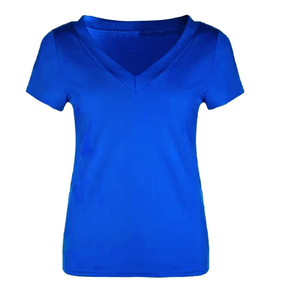 Slim-Fit Deep V Short-Sleeve Tee