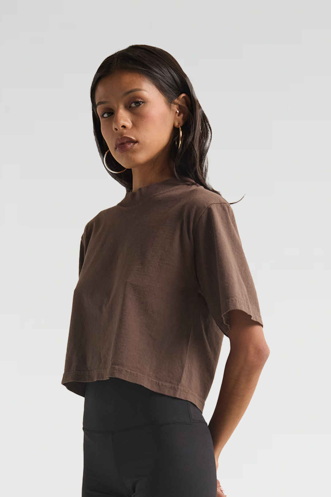 Garment-Dye Cropped Tee