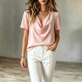 V-Neck Loose-Fit Tee