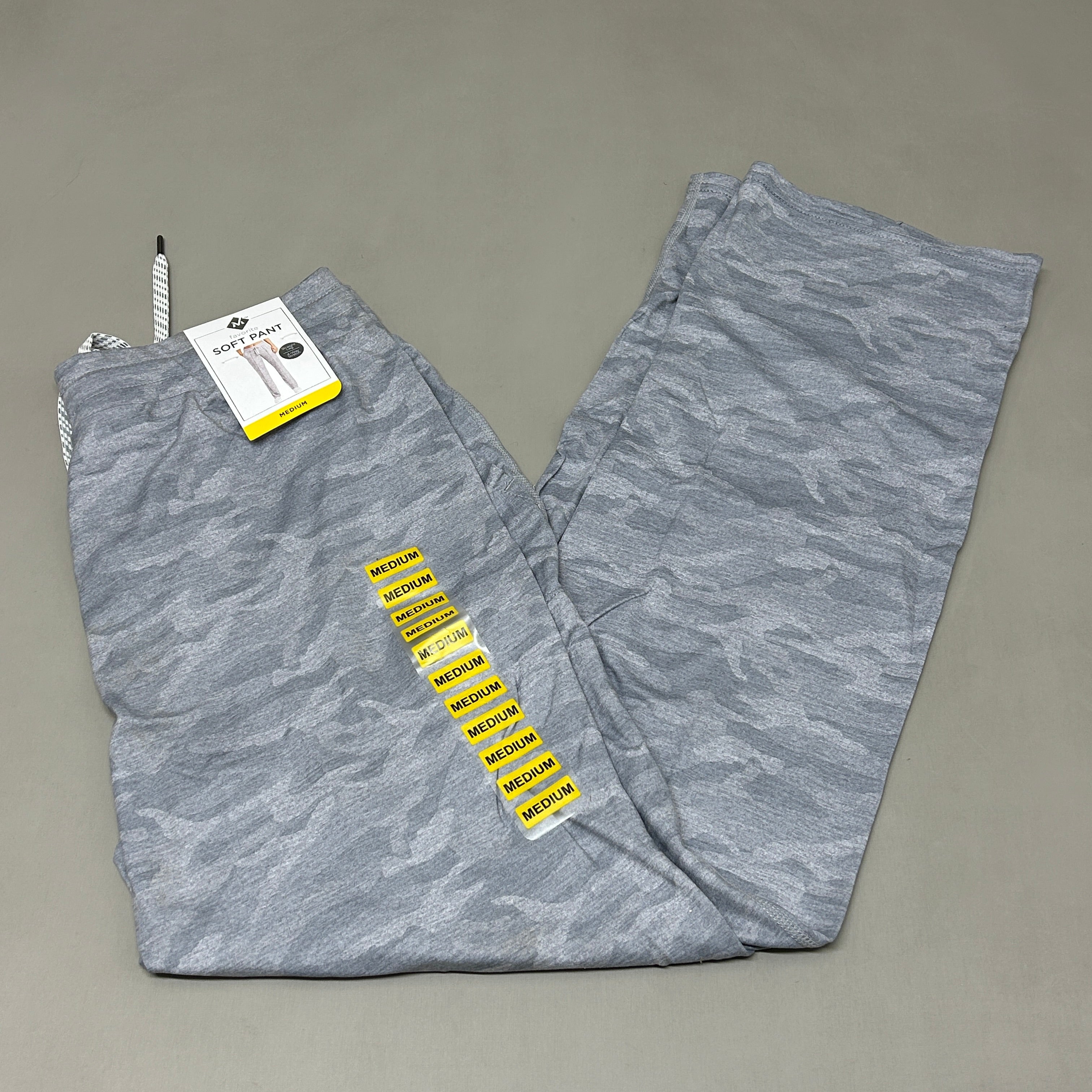 Straight-Leg Soft Pant – Grey Camo