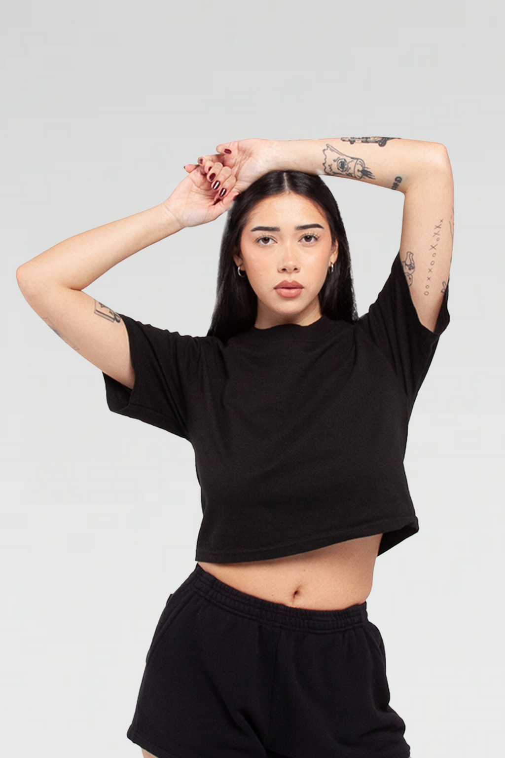 Garment-Dye Cropped Tee