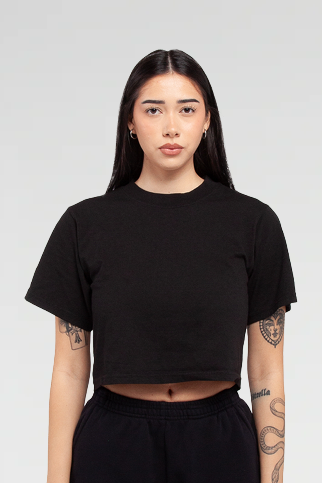 Garment-Dye Cropped Tee