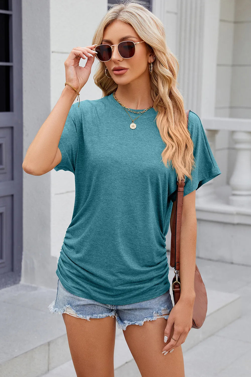 Relaxed Round-Neck Tee