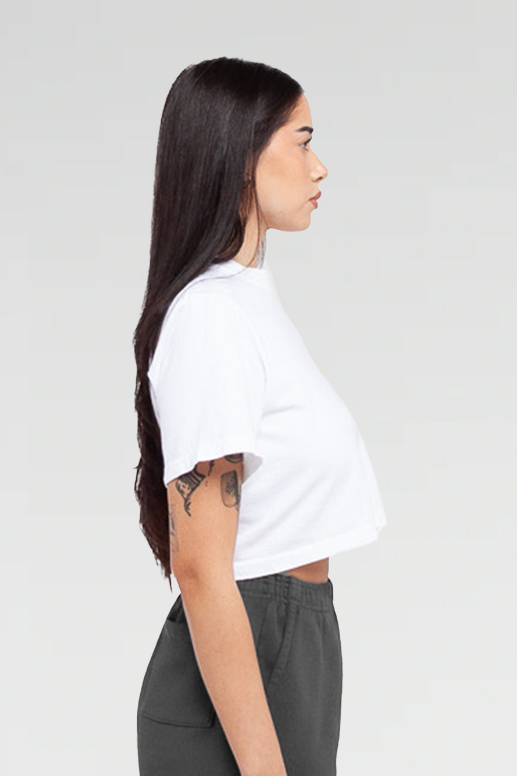 Garment-Dye Cropped Tee