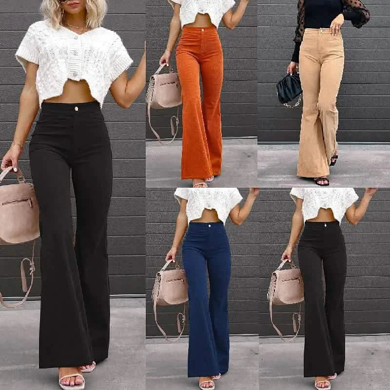 Corduroy Bootcut Pants