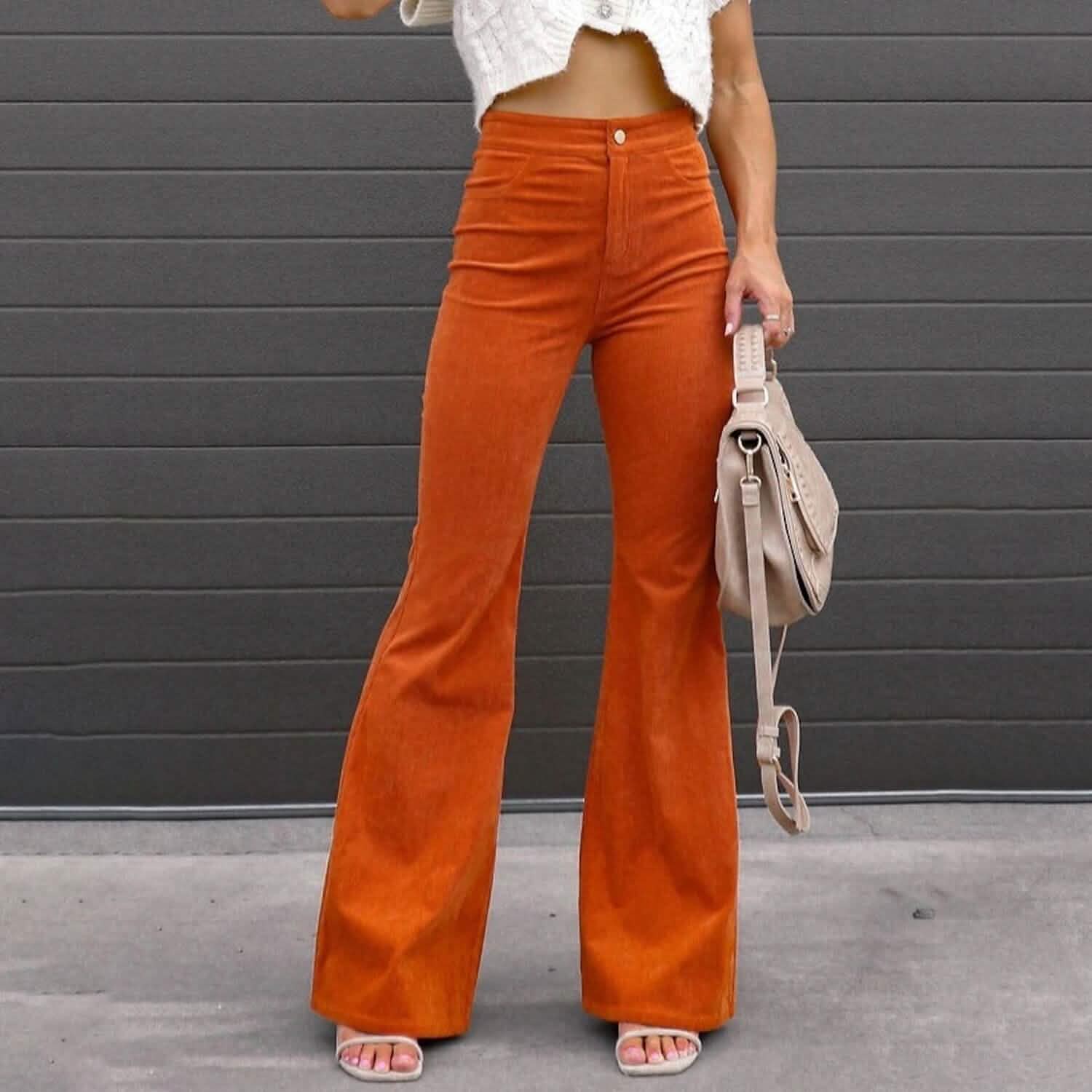 Corduroy Bootcut Pants